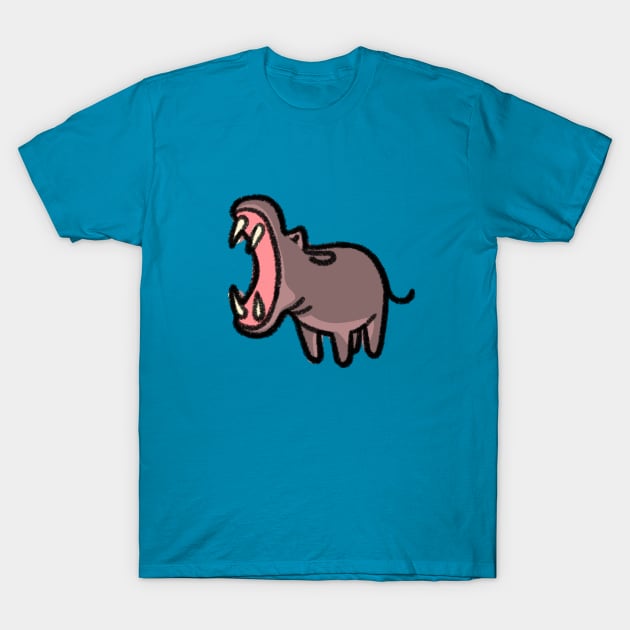 Hippo! T-Shirt by royal_ten